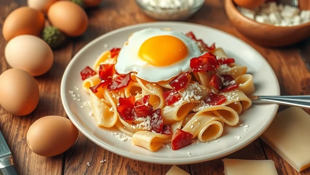 Äkta pasta carbonara utan grädde